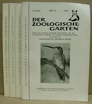 Der Zoologische Garten. Neue Folge. 33. Band. Zeitschrift für die gesamte Tiergärtnerei.