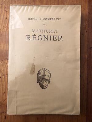 Seller image for Oeuvres compltes de Mathurin Rgnier for sale by Librairie des Possibles