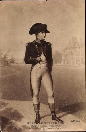 Künstler Ansichtskarte / Postkarte Isabey, Napoleon Bonaparte, Portrait, Musée de Versailles
