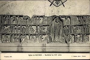 Seller image for Ansichtskarte / Postkarte Rouvres Calvados, L'Eglise, Bas Relief for sale by akpool GmbH