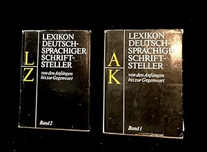 Imagen del vendedor de Lexikon Deutschsprachiger Schriftsteller von den Anfngen bis zur Gegenwart (2 volumes) : 1.Band 1 : A-K / Band 2 : L-Z a la venta por Abraxas-libris