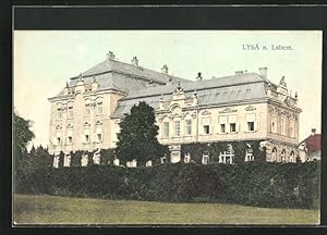 Ansichtskarte Lissa / Lysa, Blick auf ein Gebäude