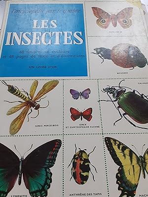 les insectes encyclopédie par le timbre