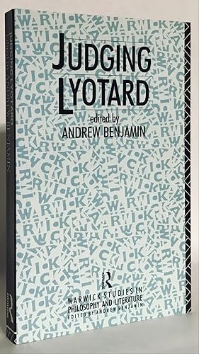 Imagen del vendedor de Judging Lyotard. a la venta por Thomas Dorn, ABAA