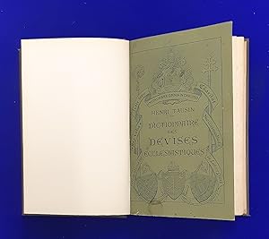 Dictionnaire des devises ecclésiastiques.