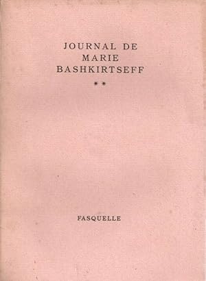 Image du vendeur pour Journal de Marie Bashkirtseff tome 2 mis en vente par LE GRAND CHENE