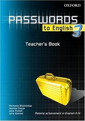 Seller image for Passwords to English: 3: Teacher's Book 3 for sale by WeBuyBooks