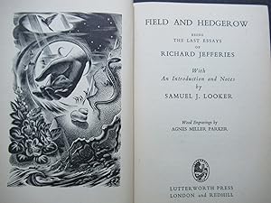 Seller image for FIELD AND HEDGEROW, Being The Last Essays of Richard Jefferies for sale by First Folio    A.B.A.A.