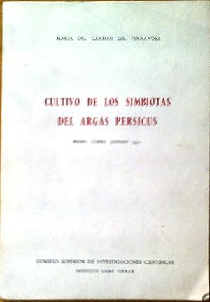 Cultivo de los simbiotas del Argas persicus