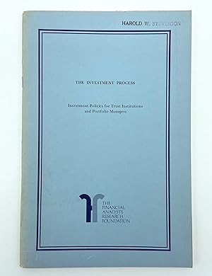 Immagine del venditore per The Investment Process, Investment Policies for Trust Institutions and Portfolio Managers venduto da Alanpuri Trading