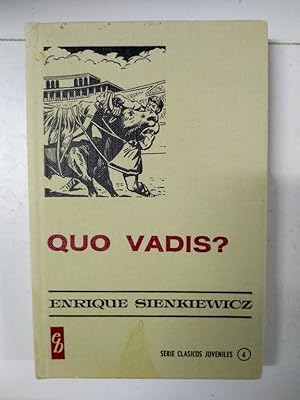 Imagen del vendedor de Quo Vadis? a la venta por Libros Ambig