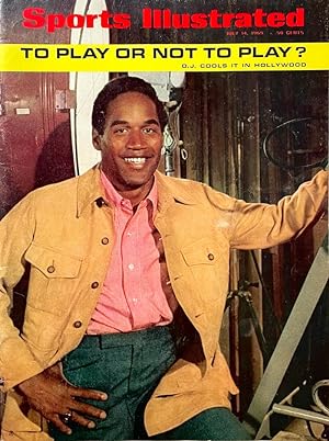 Sports Illustrated July 14, 1969, Vol 31, No. 2 (OJ Simpson cover)