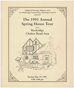 Oakland Heritage Alliance 1991 Annual Spring Walking Tour of the Rockridge, Chabot Road Areas (Ma...