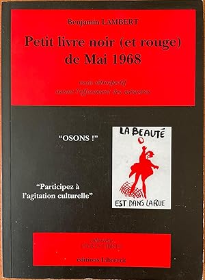 Seller image for Petit livre noir (et rouge) de Mai 1968 [signed] for sale by Reilly Books