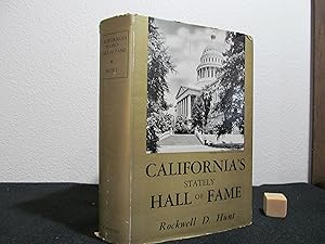 Bild des Verkufers fr California's Stately Hall of Fame zum Verkauf von DRM books