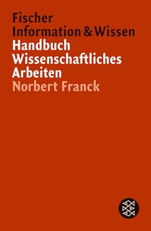 Imagen del vendedor de Handbuch Wissenschaftliches Arbeiten (Handbcher, Band 15186) a la venta por Versandantiquariat Felix Mcke
