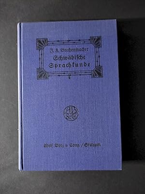 Imagen del vendedor de Schwbische Sprachkunde in ausgefhrten Lehrbeispielen : Versuch e. bodenstnd. Grundlegung d. schaffenden Deutschunterrichts. a la venta por Antiquariat-Fischer - Preise inkl. MWST