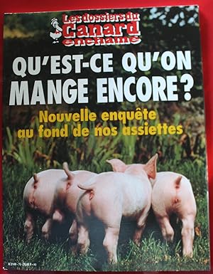 Image du vendeur pour Les Dossiers du Canard - N76 (2000) "Qu'est-ce qu'on mange encore ?" TBE mis en vente par Bouquinerie Spia