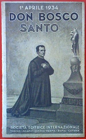 Immagine del venditore per 1 Aprile 1934 Don Bosco Santo venduto da biblion2