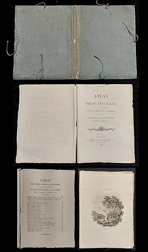 Bild des Verkufers fr Atlas du prcis historique de la guerre entre la France et l'Autriche, en 1809. zum Verkauf von Biblion Antiquariat