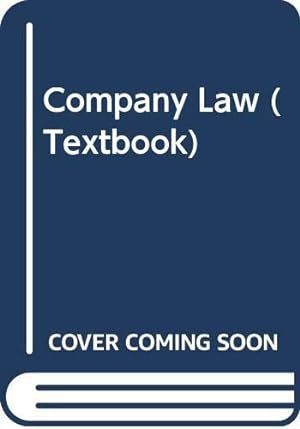 Bild des Verkufers fr Company Law zum Verkauf von WeBuyBooks