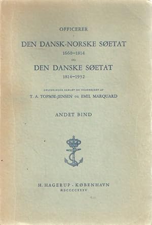 Officerer i den Dansk-Norske Søetat 1660-1814 og den danske Søetat 1814-1932 (2nd volume only)