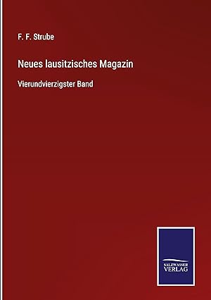 Immagine del venditore per Neues lausitzisches Magazin venduto da moluna
