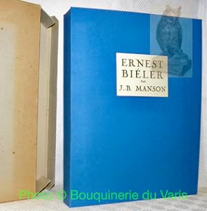 Seller image for Ernest Biler, peintre suisse. Traduit de l'anglais par A. Flournoy. 88 Planches hors-texte. for sale by Bouquinerie du Varis