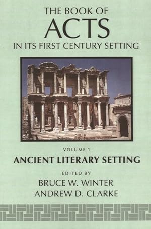 Immagine del venditore per Book of Acts in Its Ancient Literary Setting venduto da GreatBookPricesUK