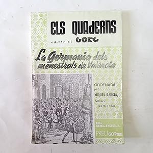 LA GERMANIA DELS MENESTRALS DE VALENCIA