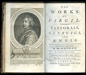 Image du vendeur pour The Works of Virgil | Containing His Pastorals, Georgics, and Aeneis. Translated into English Verse; by Mr Dryden [Volume 1 of 3 | First Volume Only] mis en vente par Little Stour Books PBFA Member