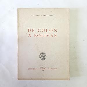 DE COLÓN A BOLIVAR