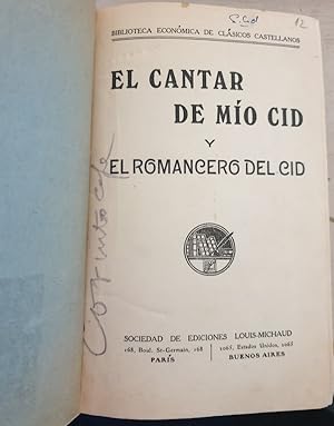 EL CANTAR DEL MIO CID Y EL ROMANCERO DEL CID.