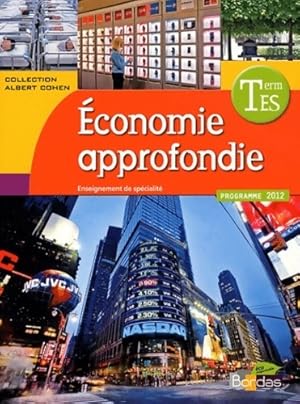 Sciences  conomiques et sociales Terminale es sp cialit   conomie approfondie   manuel de l' l ve...