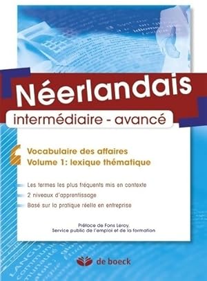 N erlandais interm diaire-avanc  - Guy Sirjacobs