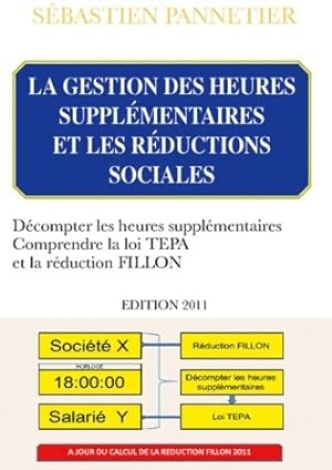 La gestion des heures supplémentaires et les réductions sociales - Sébastien Pannetier