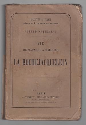 Vie de madame la marquise de La Rochejacquelein