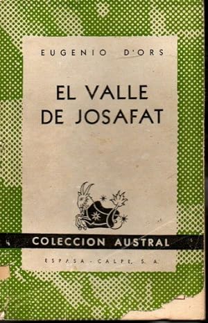 Seller image for EL VALLE DE JOSAFAT. for sale by Librera Javier Fernndez