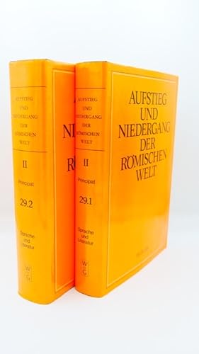 Immagine del venditore per Aufstieg Und Niedergang Der Romischen Welt: Geschichte Und Kultur Roms Im Spiegel Der Neueren Forschung, Teil II: 1. PRINCIPAT Neunundzwanzigster Band (I. Teilband) - Band 2. Sprache und Literatur (Sprachen und Schriften [Forts]) venduto da Librairie Le Trait d'Union sarl.