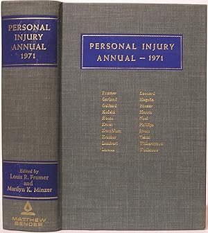 Personal Injury Annual - 1971