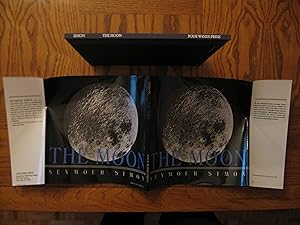 Seymour Simon Astronomy Two (2) Hardcover Book Lot, including: The Moon, and; Earth: Our Planet i...