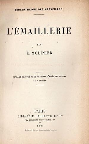 Imagen del vendedor de L'EMAILLERIE a la venta por Librairie l'Aspidistra