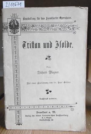 Seller image for Tristan und Isolde. Mit einer Einfhrung v. Paul Grder. for sale by Versandantiquariat Trffelschwein