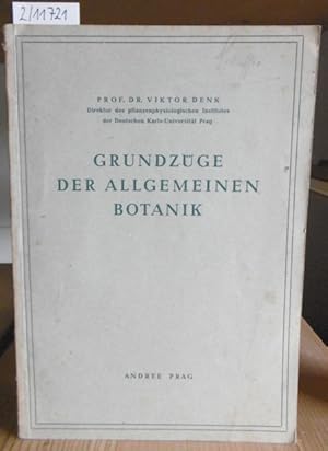 Bild des Verkufers fr Grundzge der allgemeinen Botanik. zum Verkauf von Versandantiquariat Trffelschwein