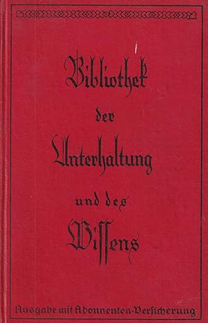 Imagen del vendedor de Bibliothek der Unterhaltung und des Wissens Jahrgang 1929 Zweiter Band a la venta por Clivia Mueller