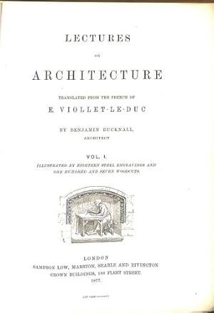 Bild des Verkufers fr Lectures on Architecture Volume I and II zum Verkauf von WeBuyBooks