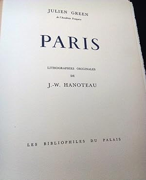 Seller image for Paris for sale by L'ENCRIVORE (SLAM-ILAB)