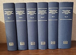 Biographisches Lexikon der Hervorragenden Aertze aller Zeiten und Volker. Six Volumes