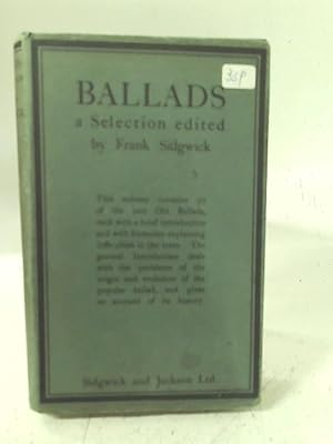 Immagine del venditore per Ballads: A Selection. venduto da World of Rare Books