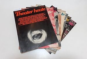 Theater heute : Die deutsche Theaterzeitschrift : Konvolut 8 Hefte : Oktober 1969; 7 Juli 1971; A...
